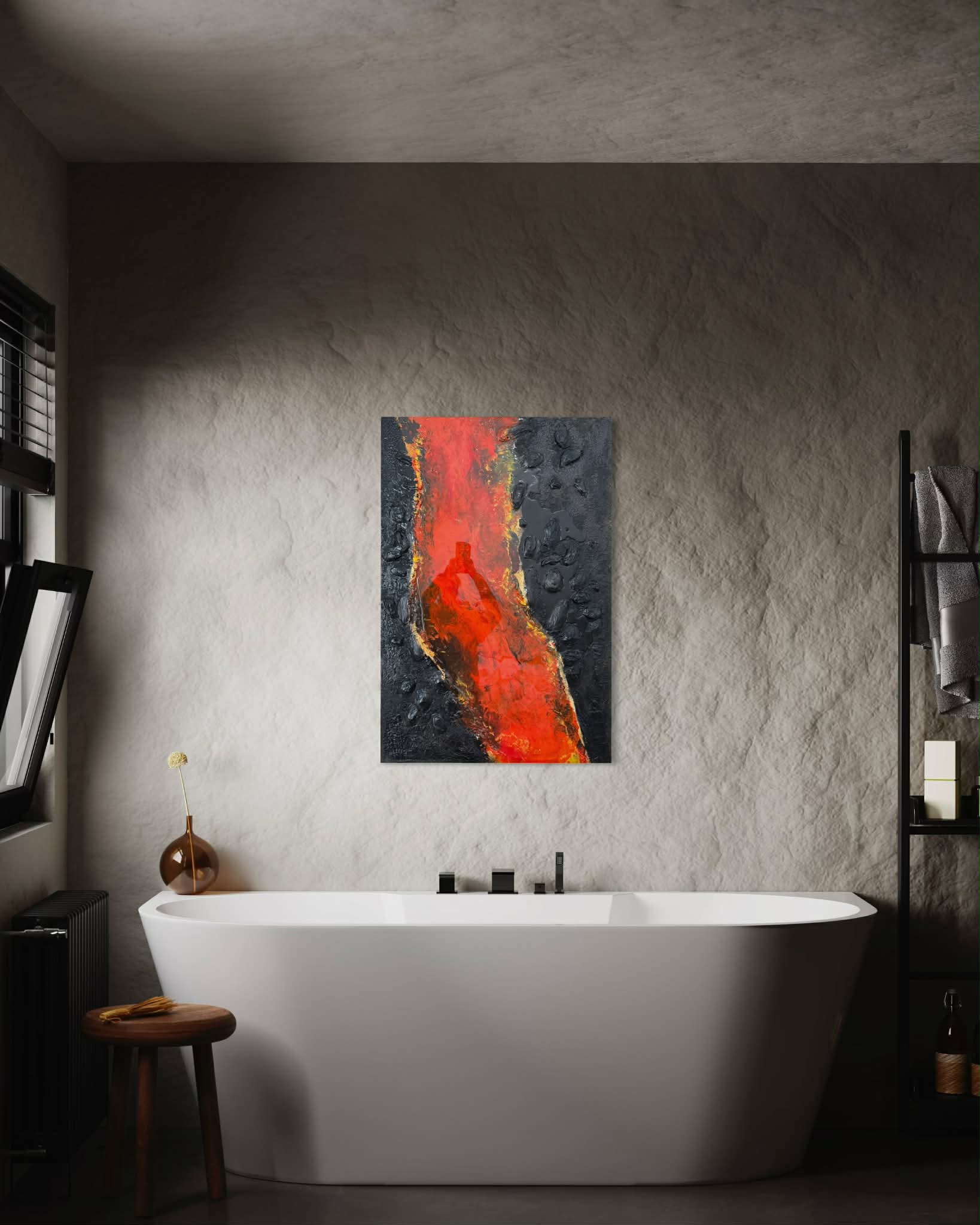 3D Lava River Original