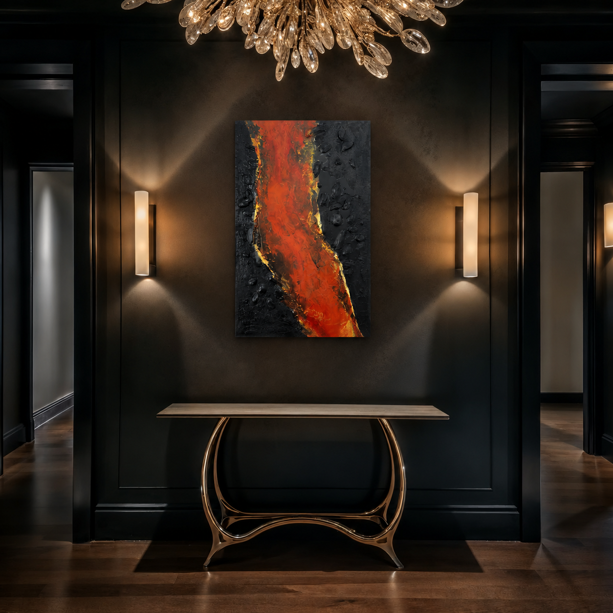 3D Lava River Original