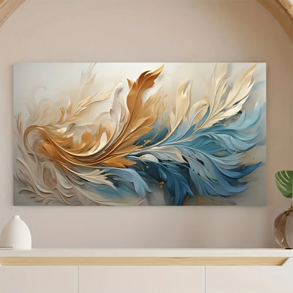Golden Feather – Art Print