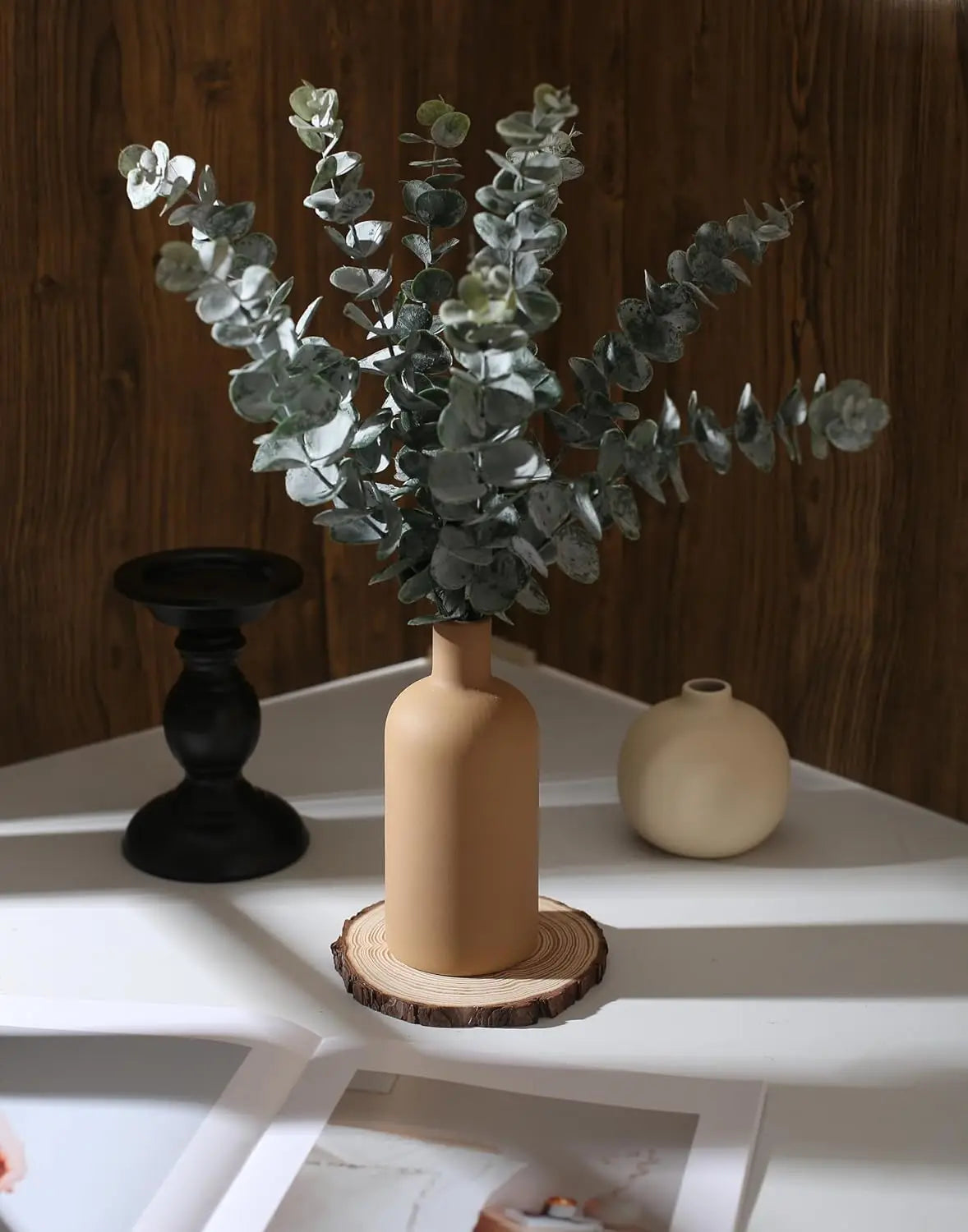 Modern Neutral Ceramic Vase Set