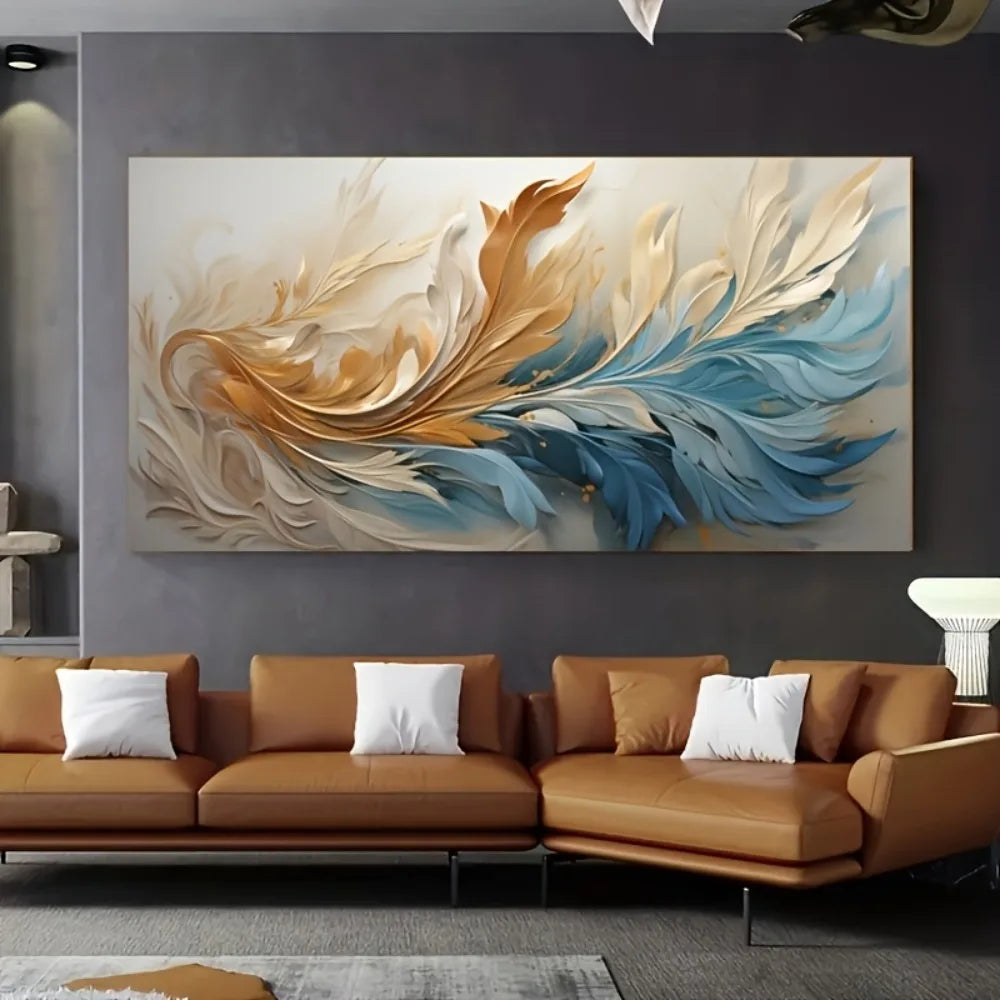 Golden Feather – Art Print