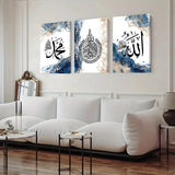 3-Piece Islamic Wall Art Set Print