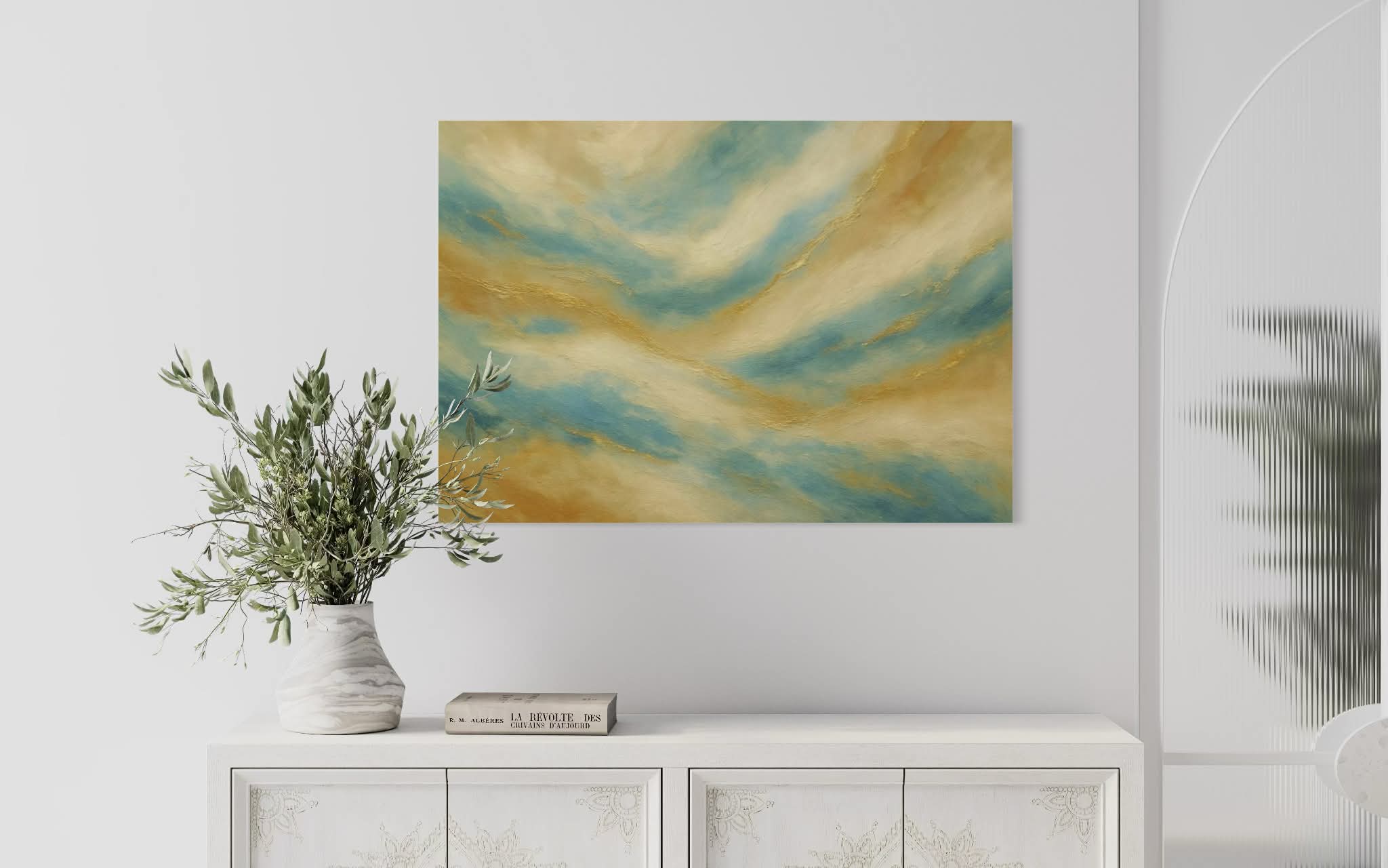 Gold Sky Wind – Fine Art Poster