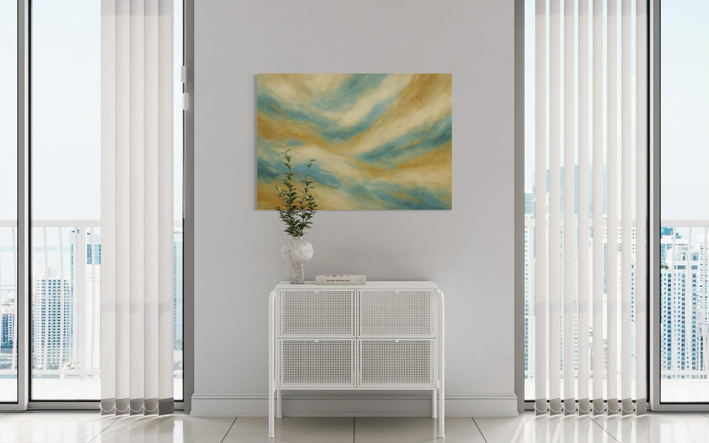 Gold Sky Wind – Fine Art Poster