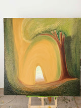 Hidden Sanctuary — Original Textured Abstract Painting