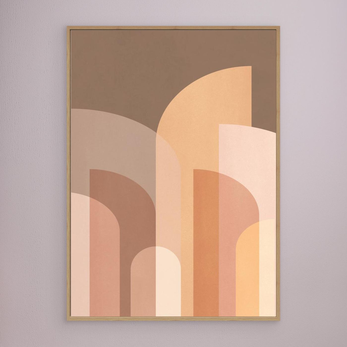 Retro Geometric II - Canvas Print