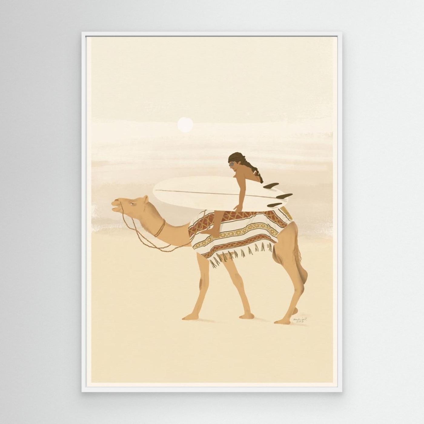 Moroccan Surf Journey - Canvas Print