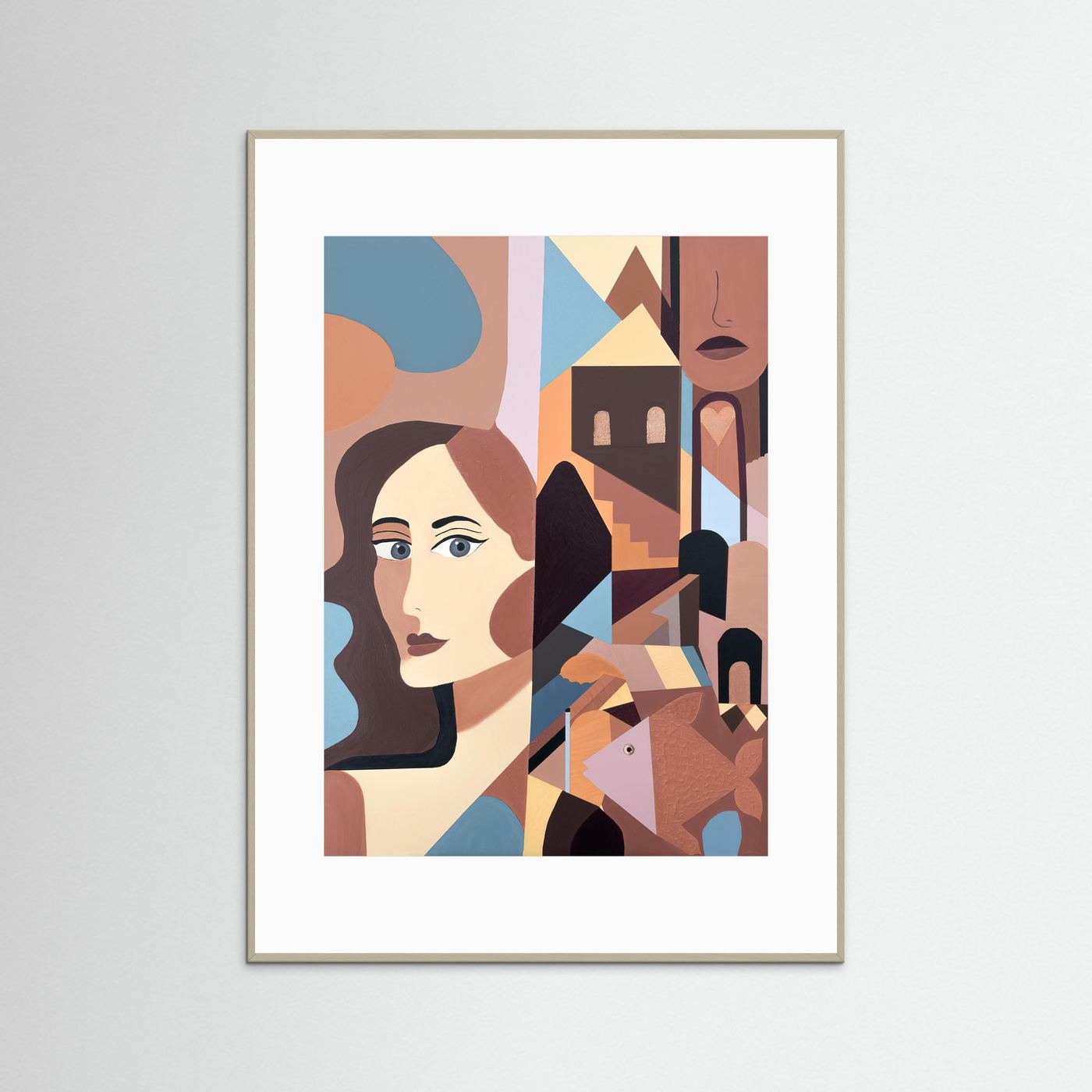 Annabeth Neutral Veil - Fine Art Paper