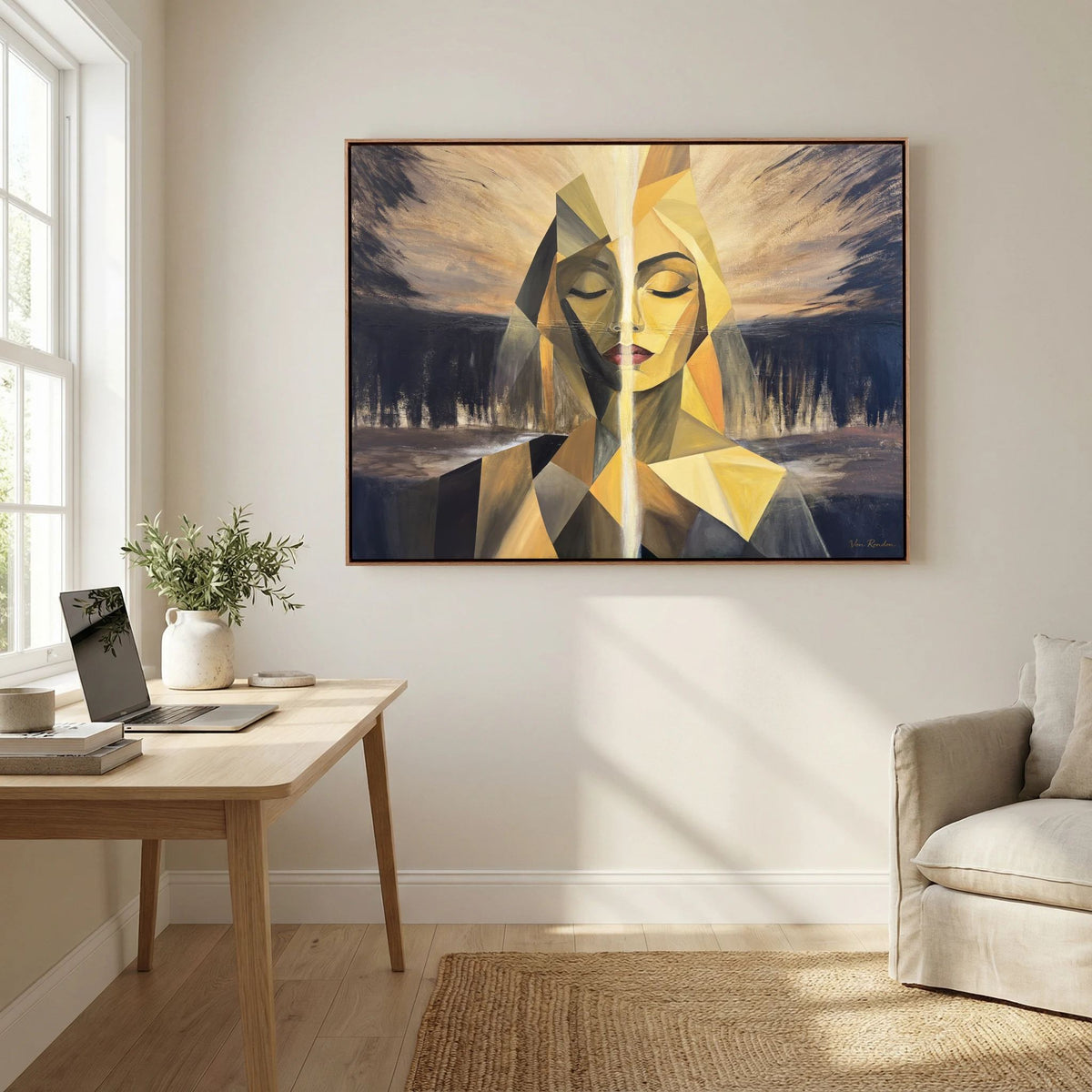 Where the Light Finds Her - Canvas Print