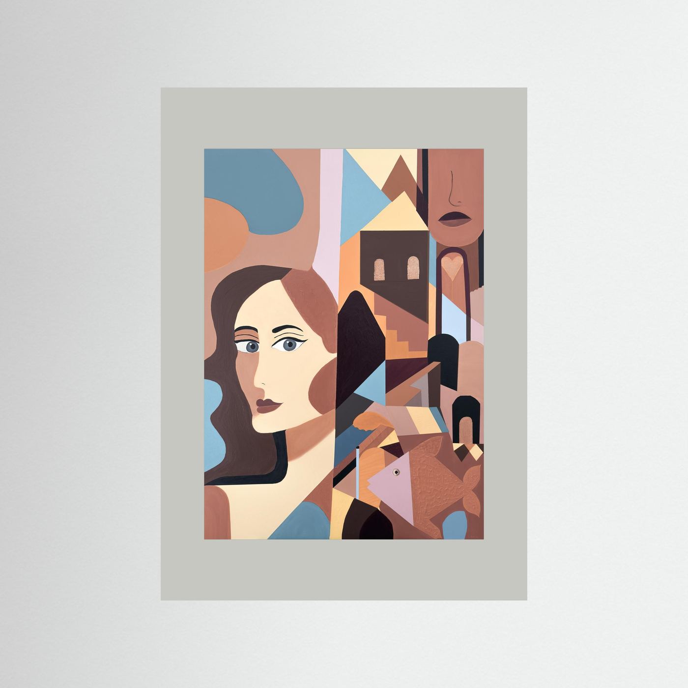 Annabeth Neutral Veil - Fine Art Paper