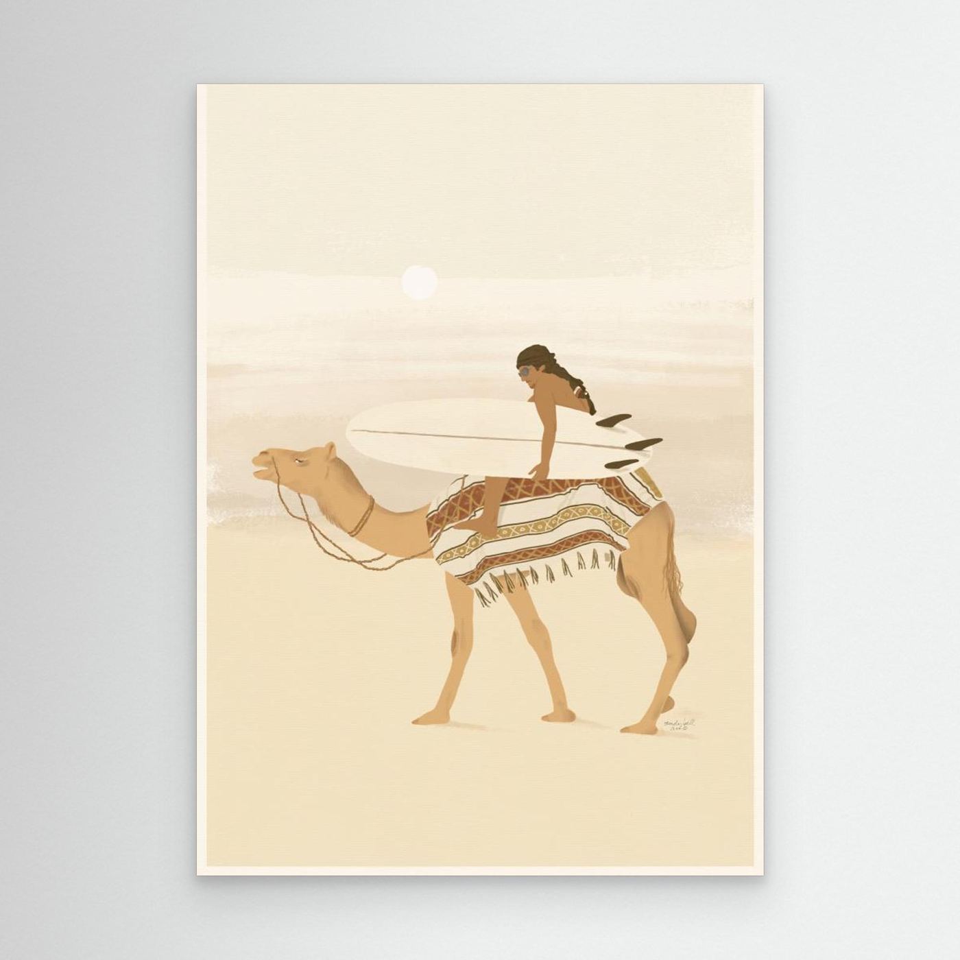 Moroccan Surf Journey - Canvas Print