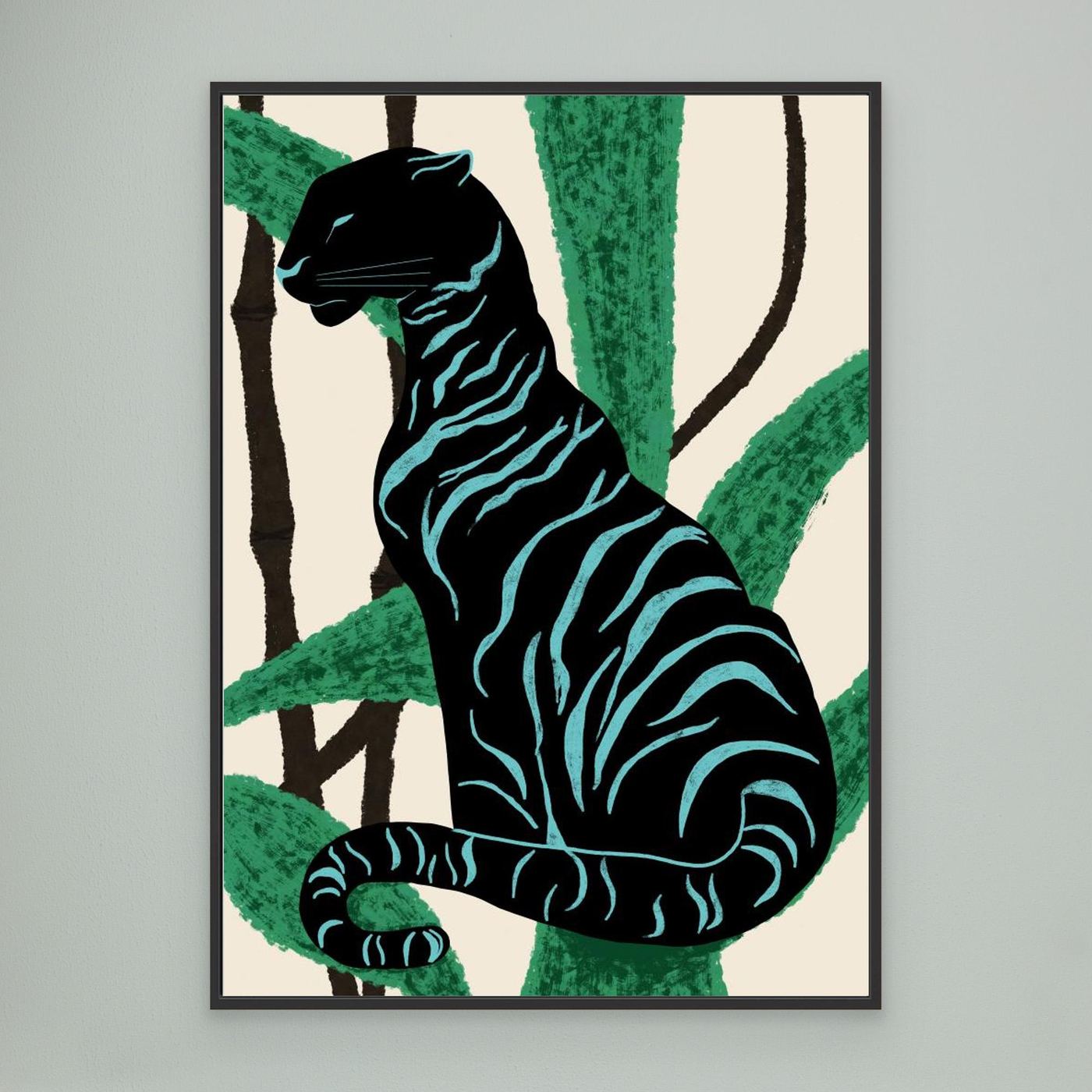 Midnight Panther - Canvas Print