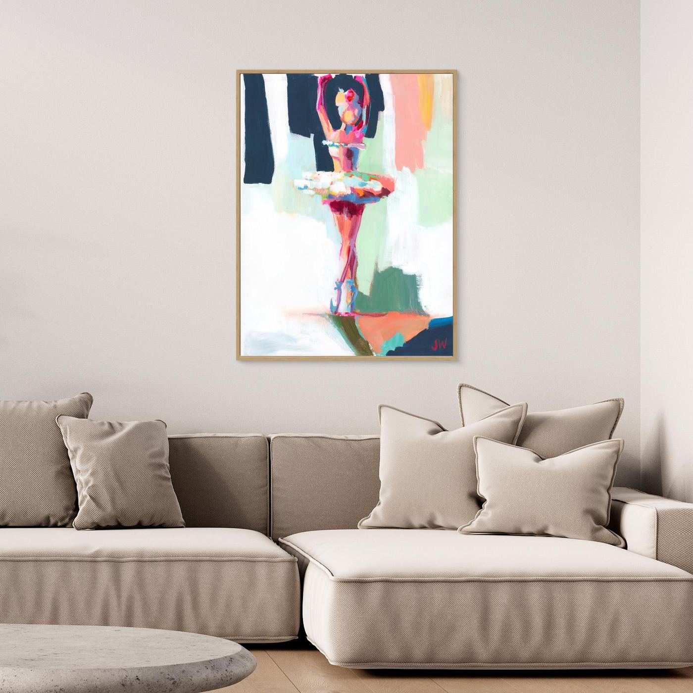 Grace Ballerina - Canvas Print