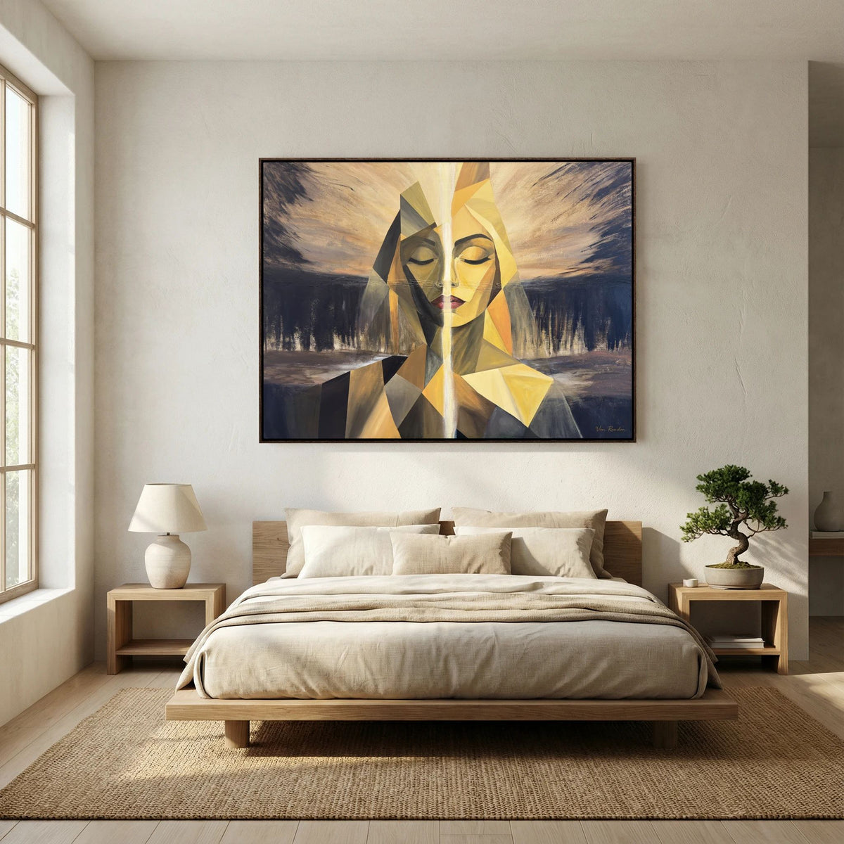 Where the Light Finds Her - Canvas Print
