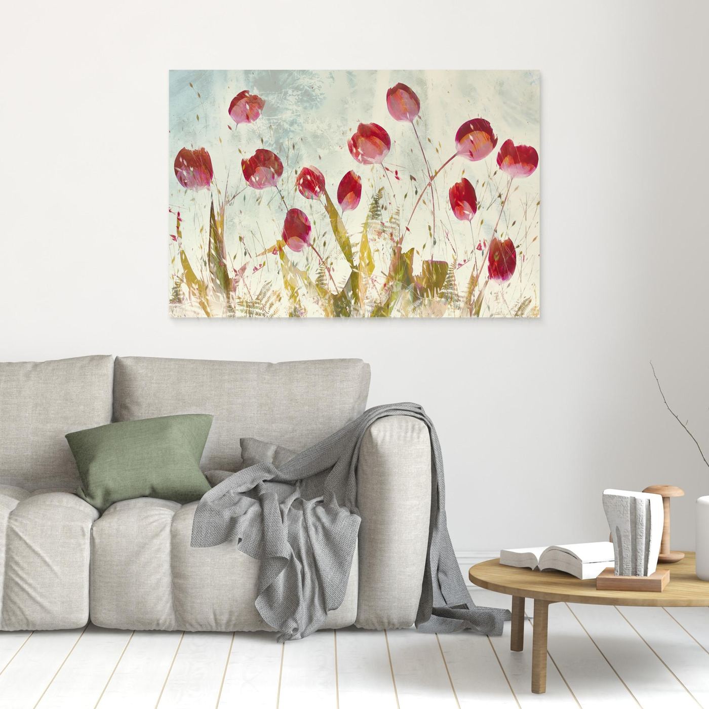Happy Tulips - Canvas Print