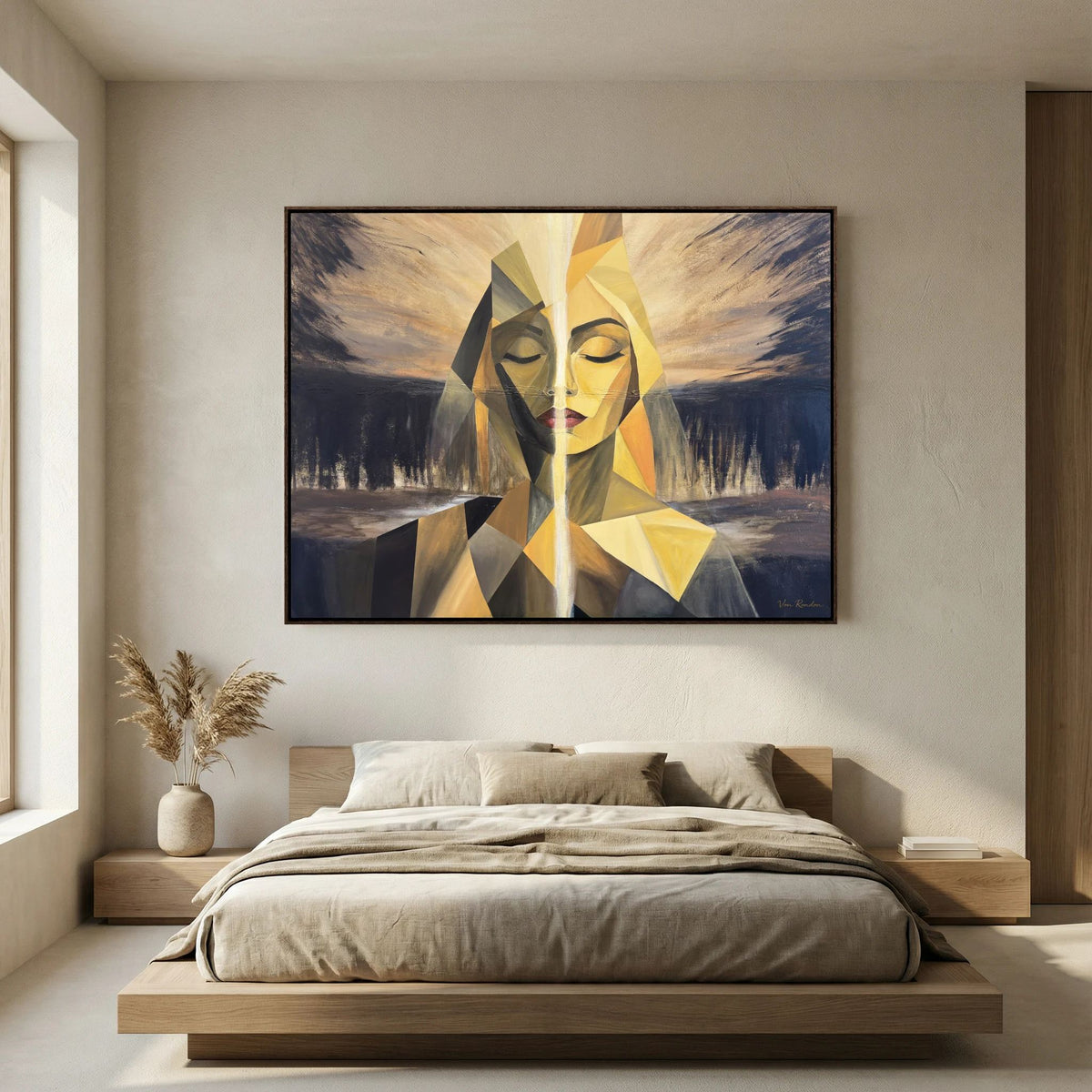 Where the Light Finds Her - Canvas Print