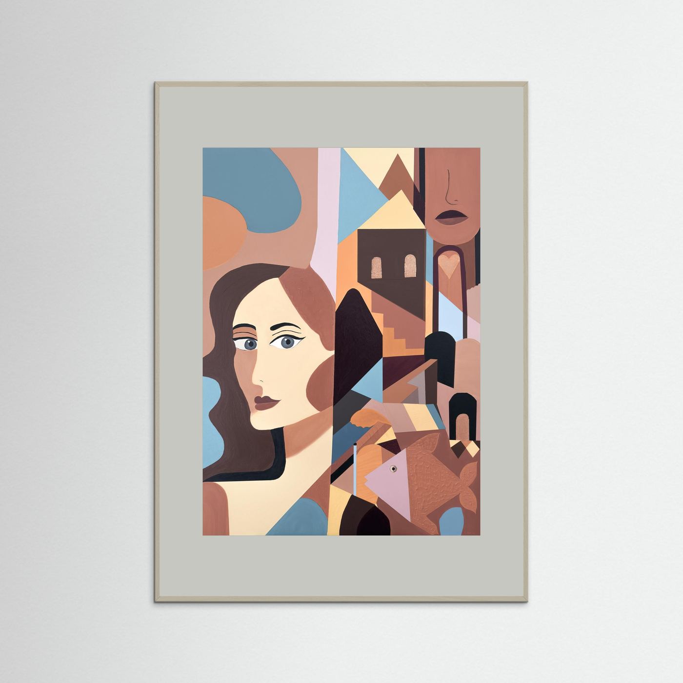 Annabeth Neutral Veil - Fine Art Paper