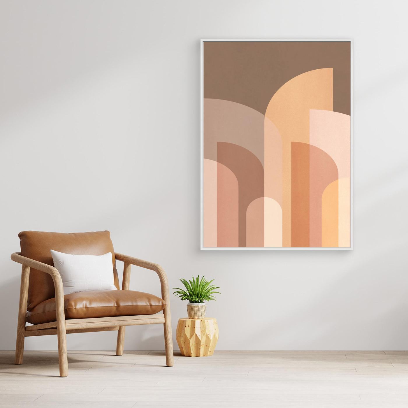 Retro Geometric II - Canvas Print