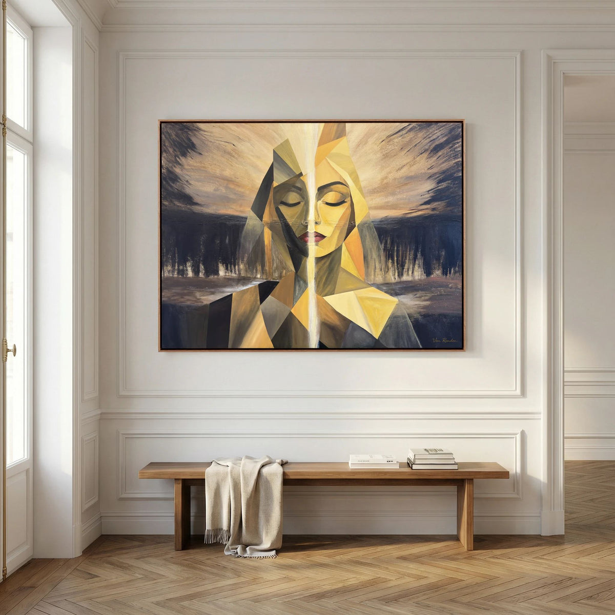 Where the Light Finds Her - Canvas Print