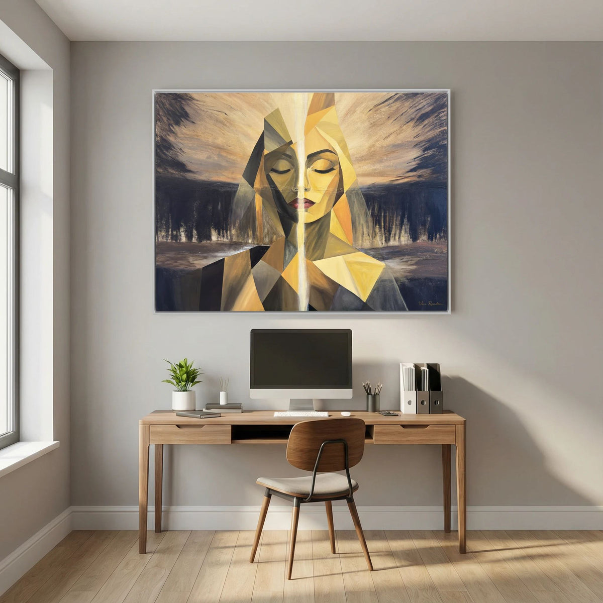 Where the Light Finds Her - Canvas Print
