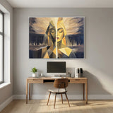 Where the Light Finds Her - Canvas Print