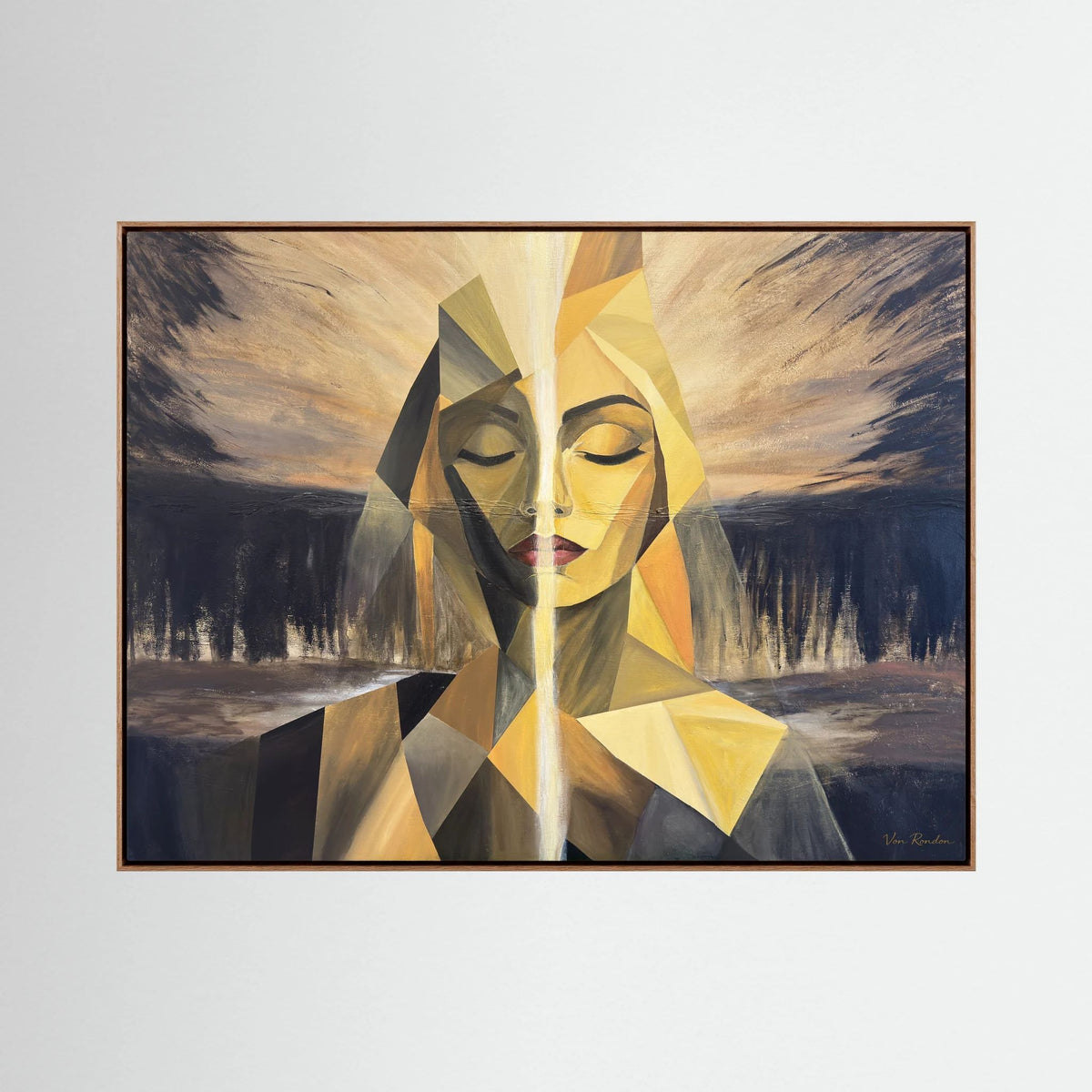 Where the Light Finds Her - Canvas Print