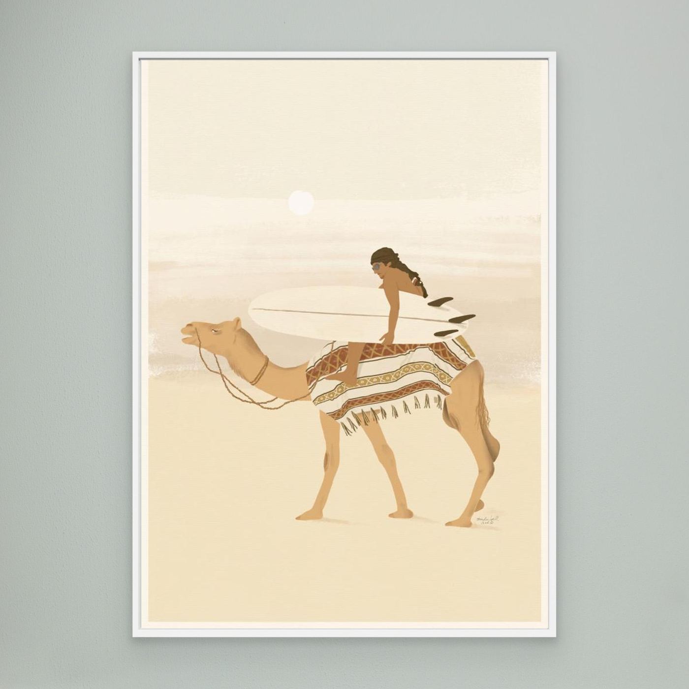 Moroccan Surf Journey - Canvas Print