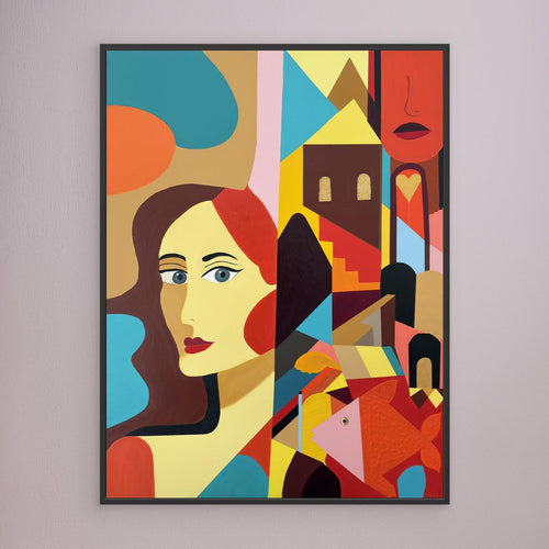Annabeth in Full Color - Canvas Print