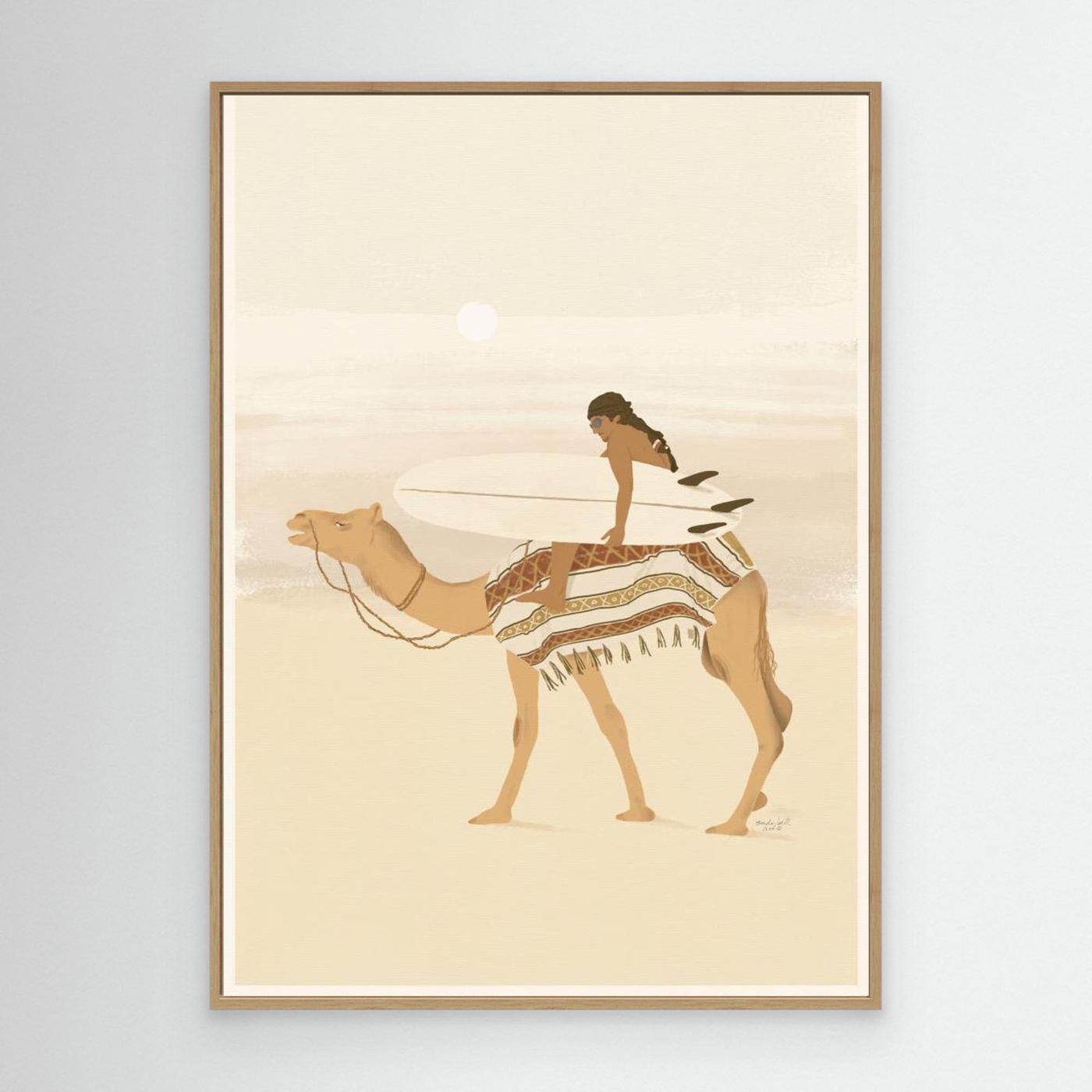 Moroccan Surf Journey - Canvas Print