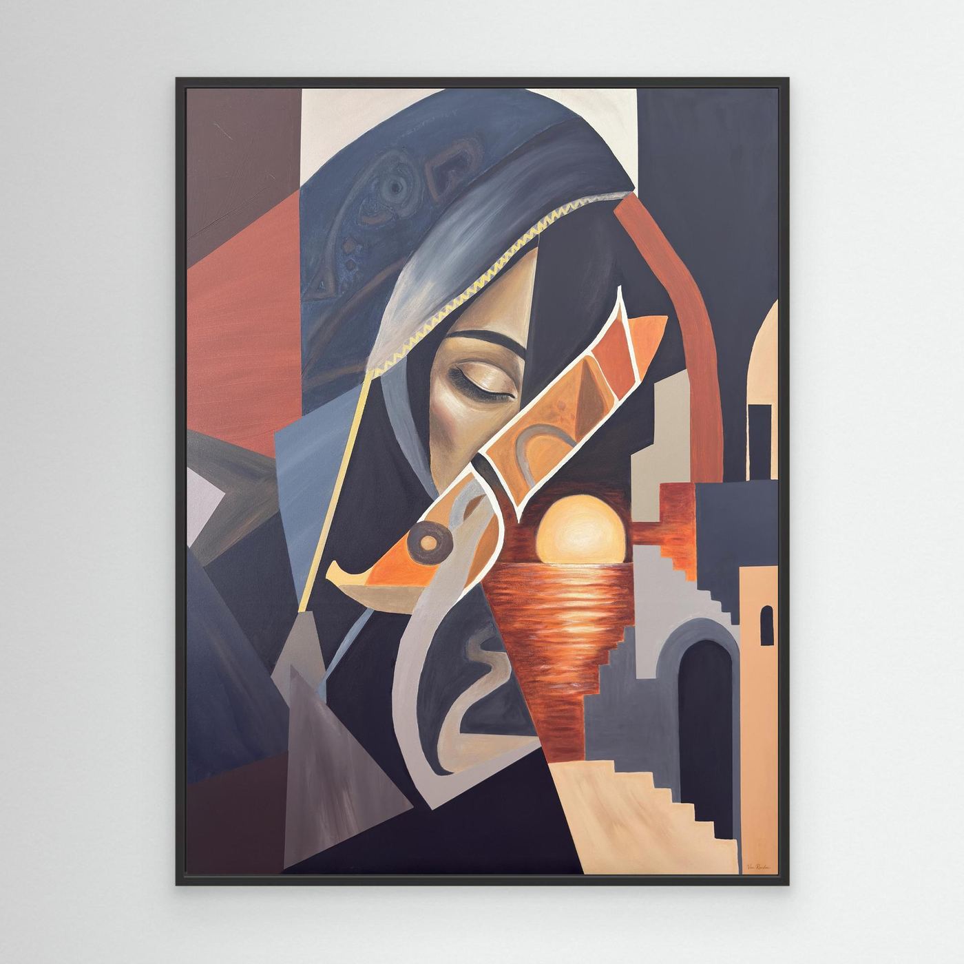Between Silence and Translation - Canvas Print