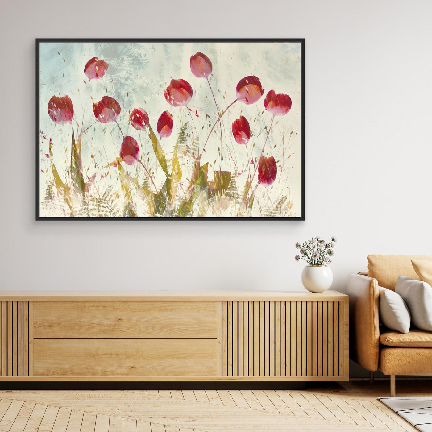 Happy Tulips - Canvas Print