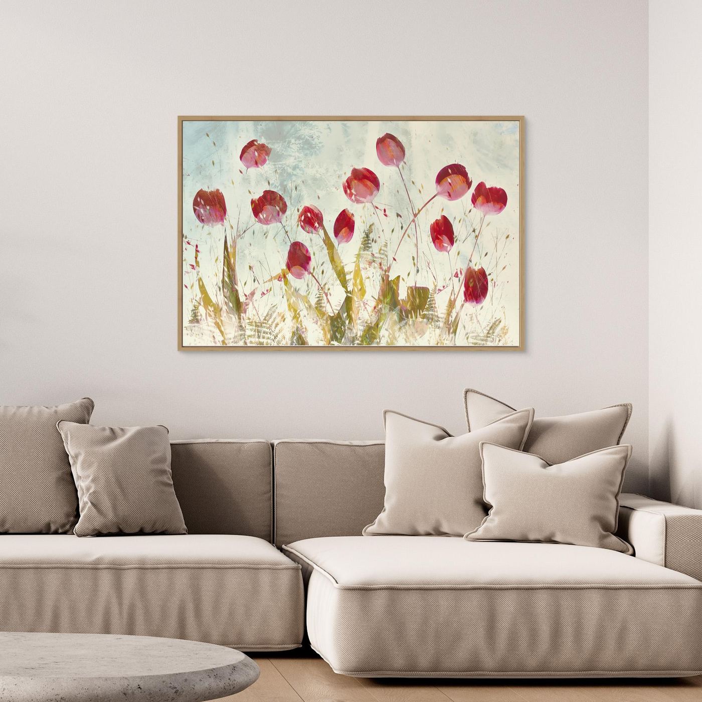 Happy Tulips - Canvas Print