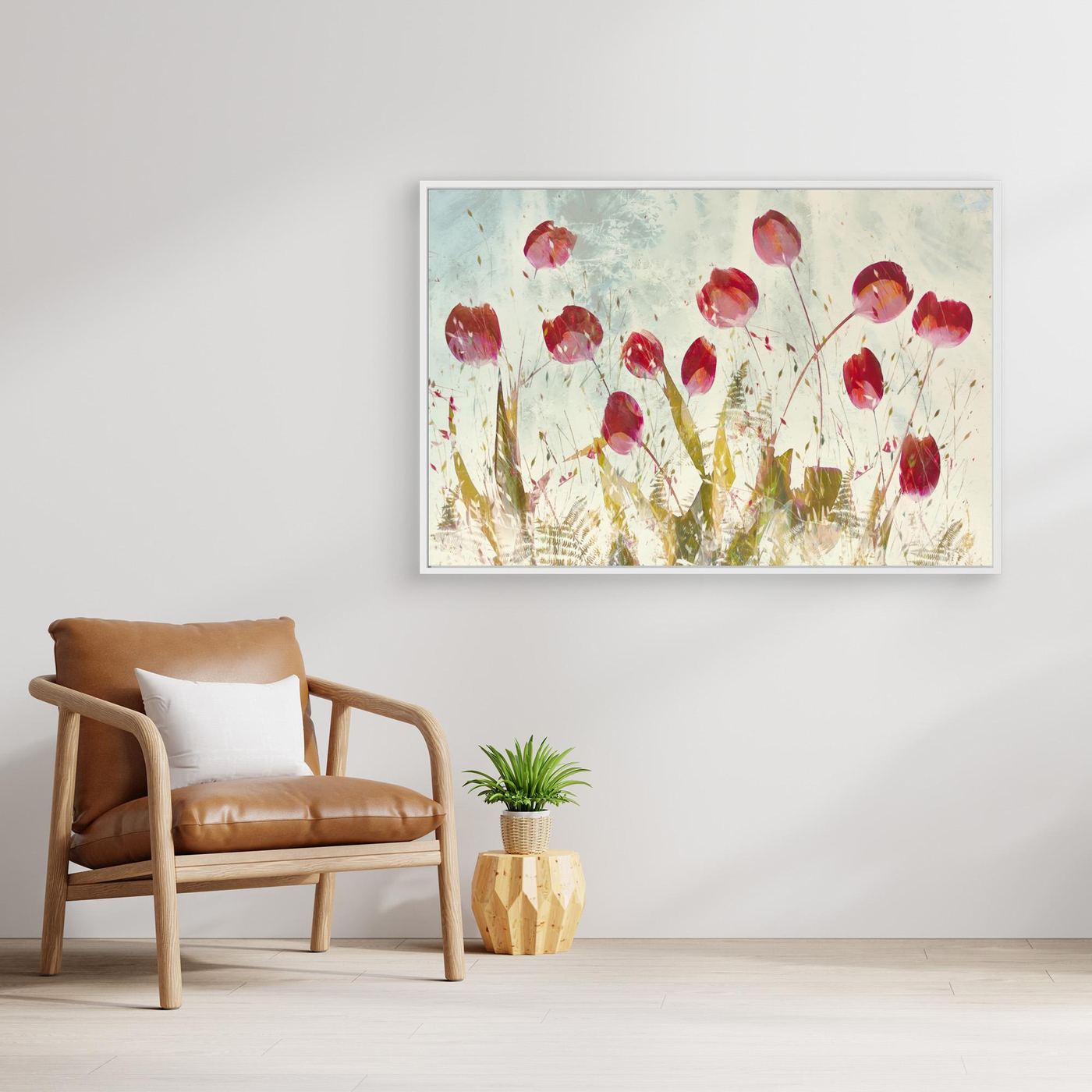 Happy Tulips - Canvas Print