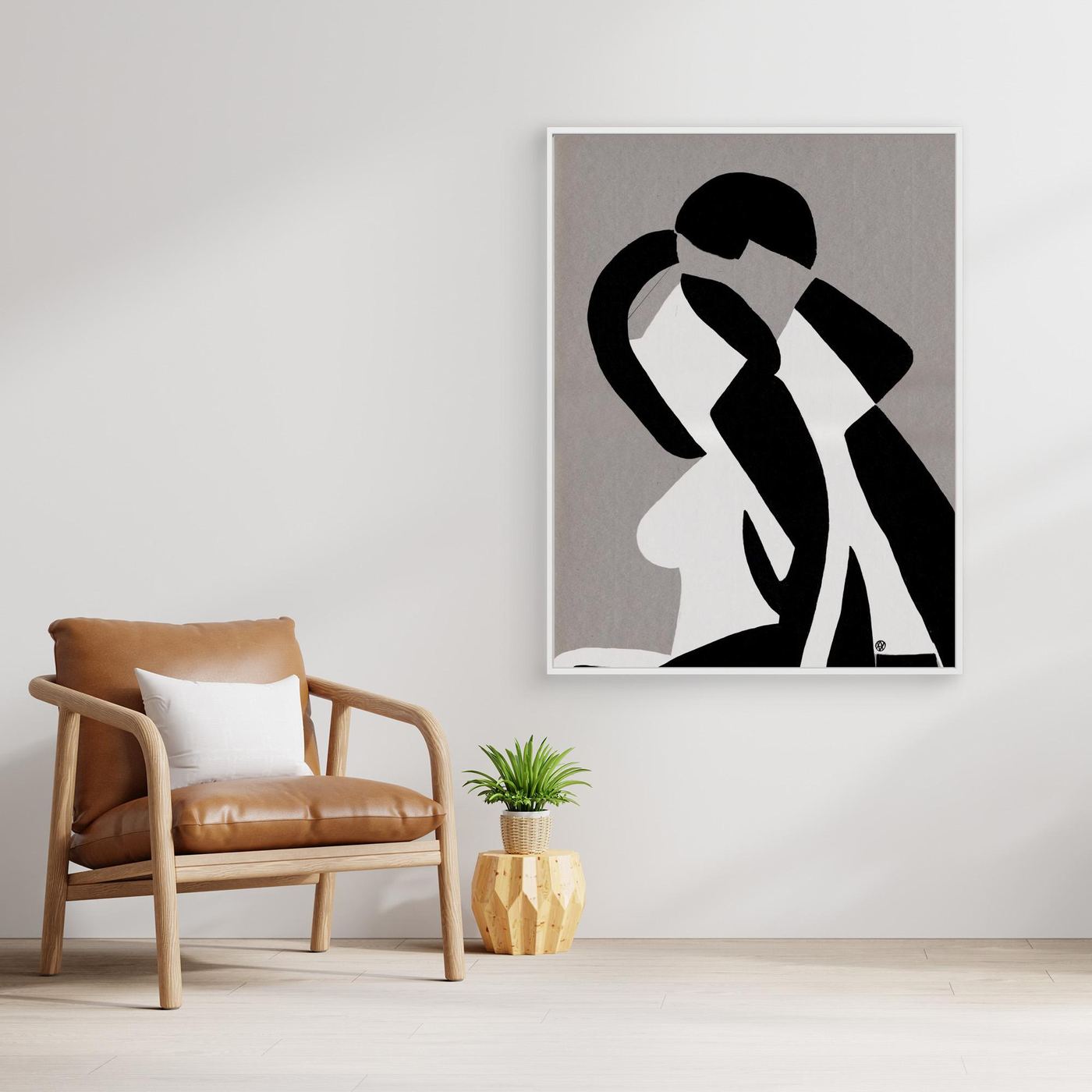 Lovers - Canvas Print 