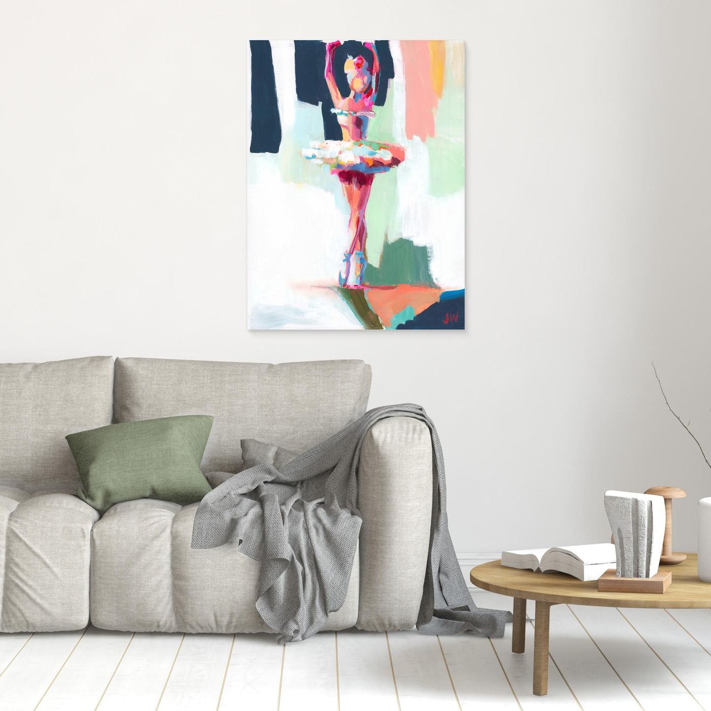 Grace Ballerina - Canvas Print