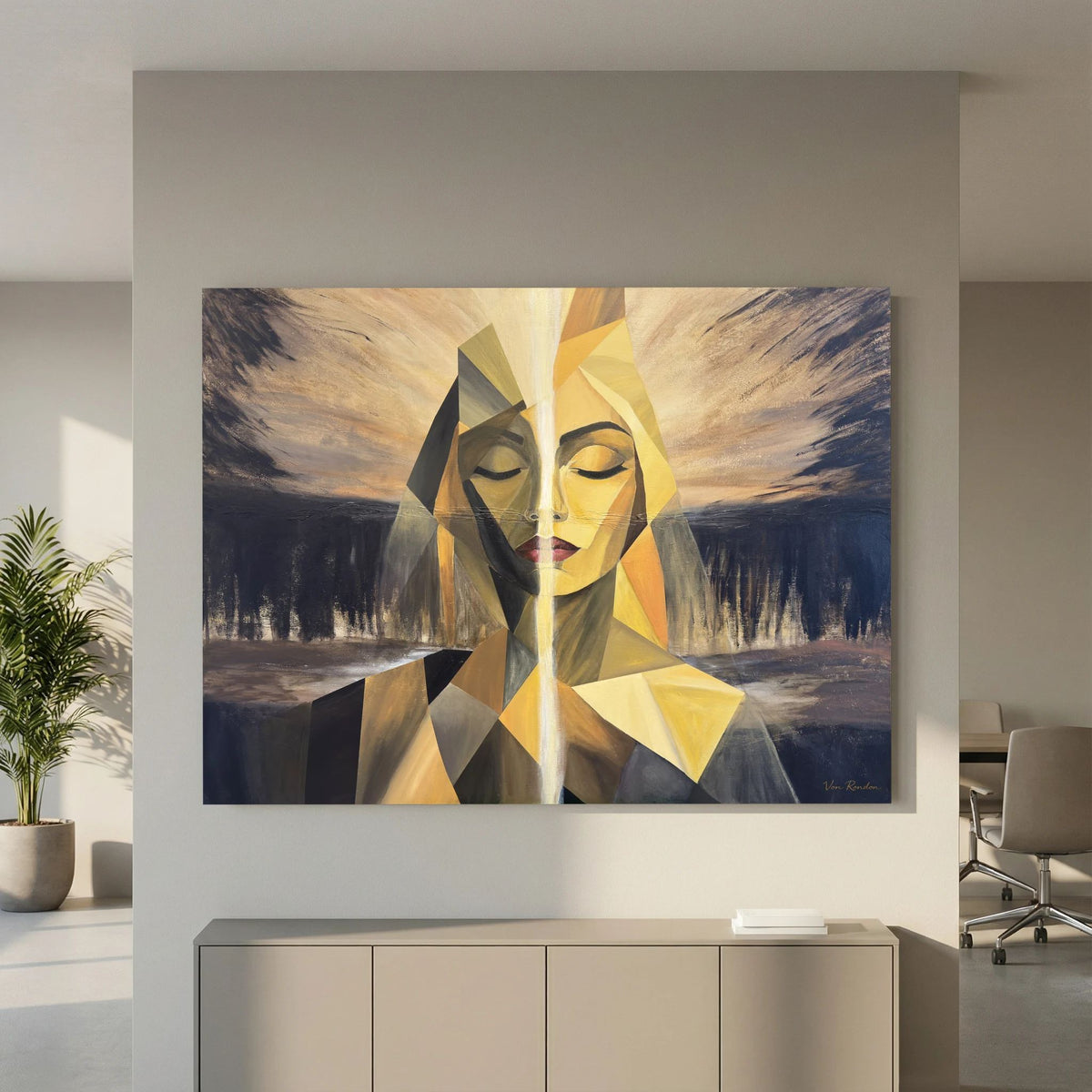 Where the Light Finds Her - Canvas Print