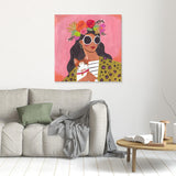 Bloom & Whiskers - Canvas Print