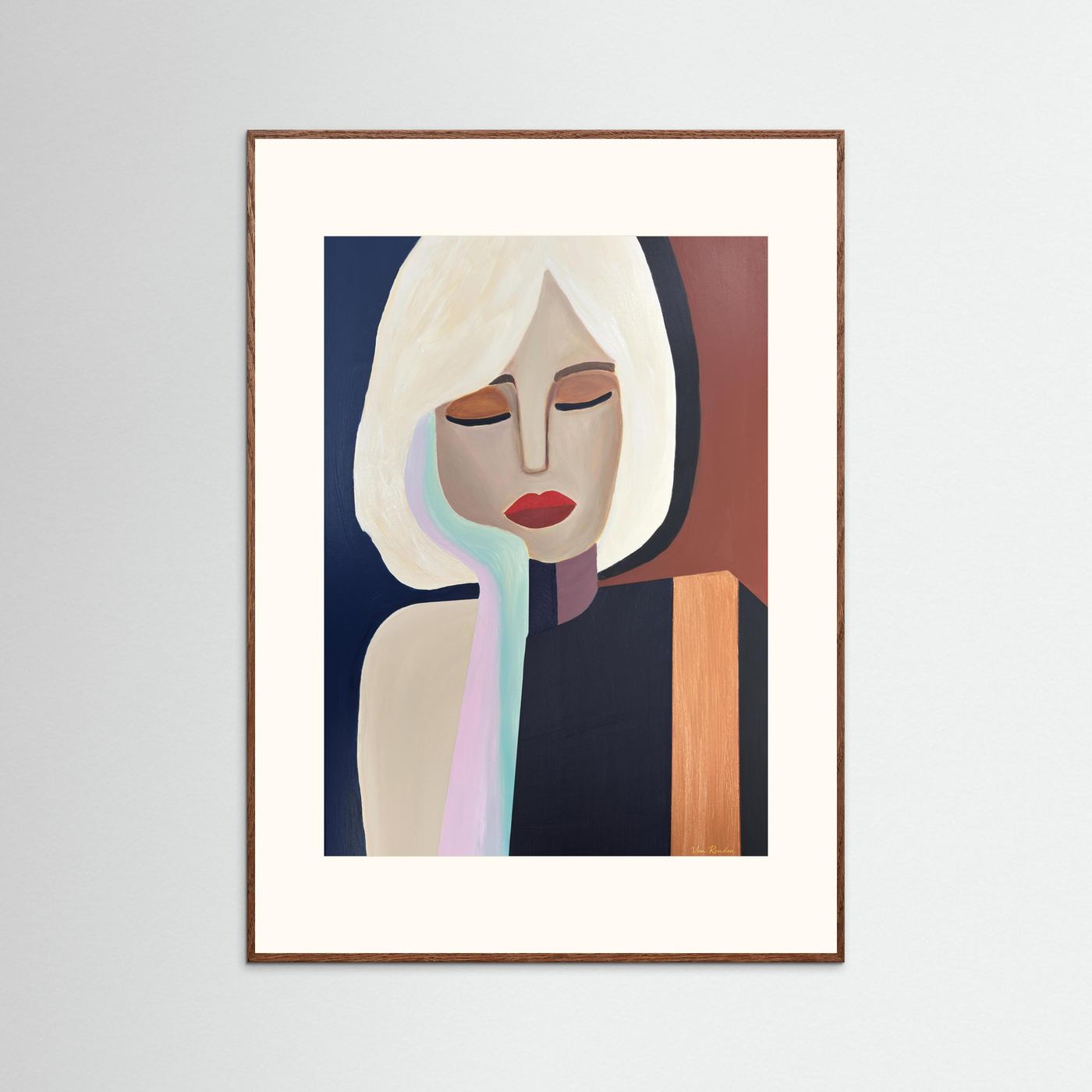 And She Waits - Fine Art Paper