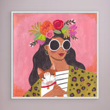 Bloom & Whiskers - Canvas Print