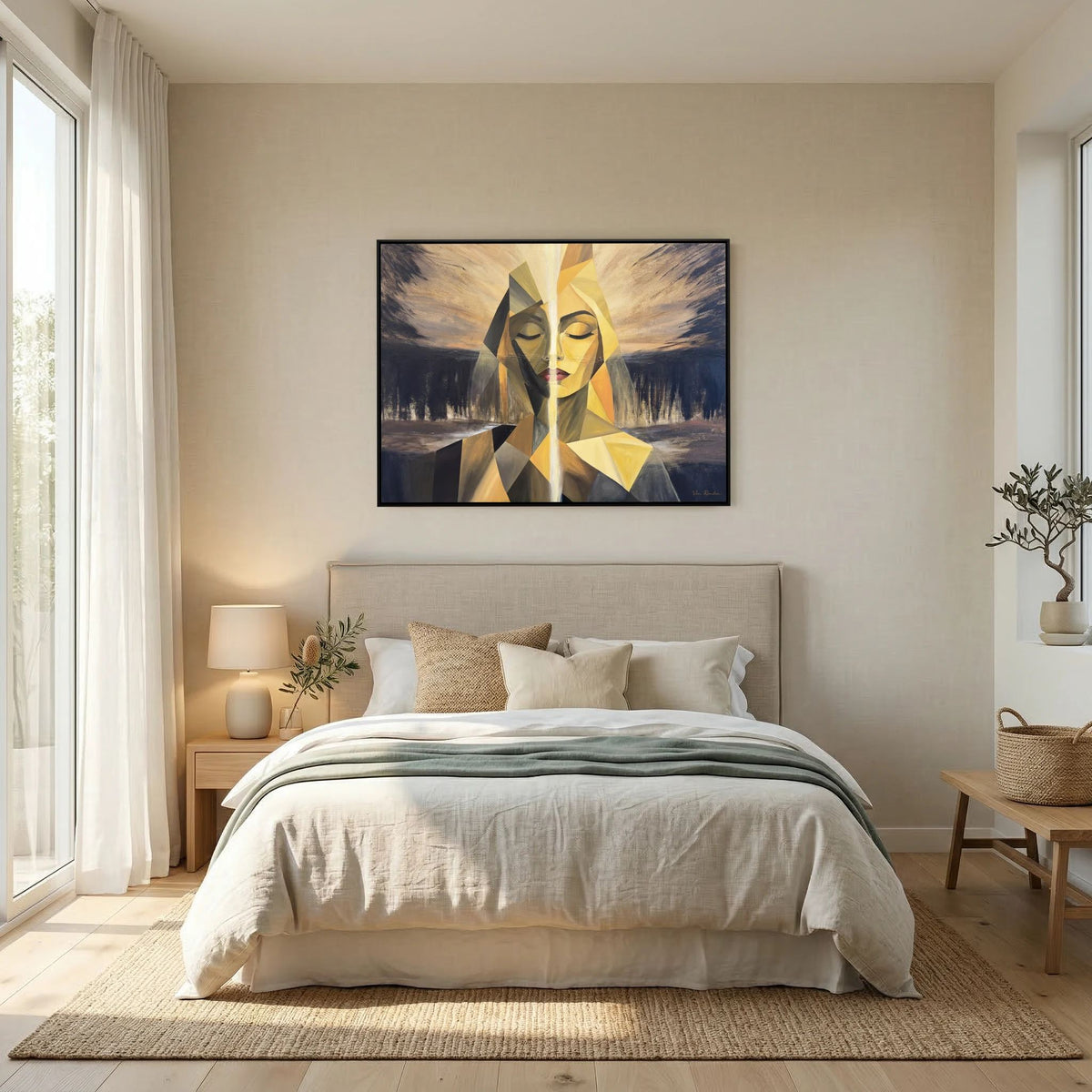 Where the Light Finds Her - Canvas Print