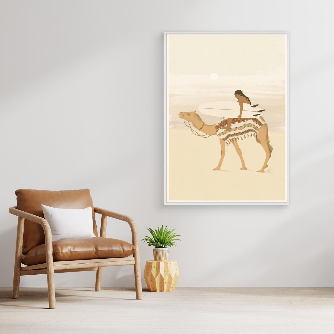 Moroccan Surf Journey - Canvas Print