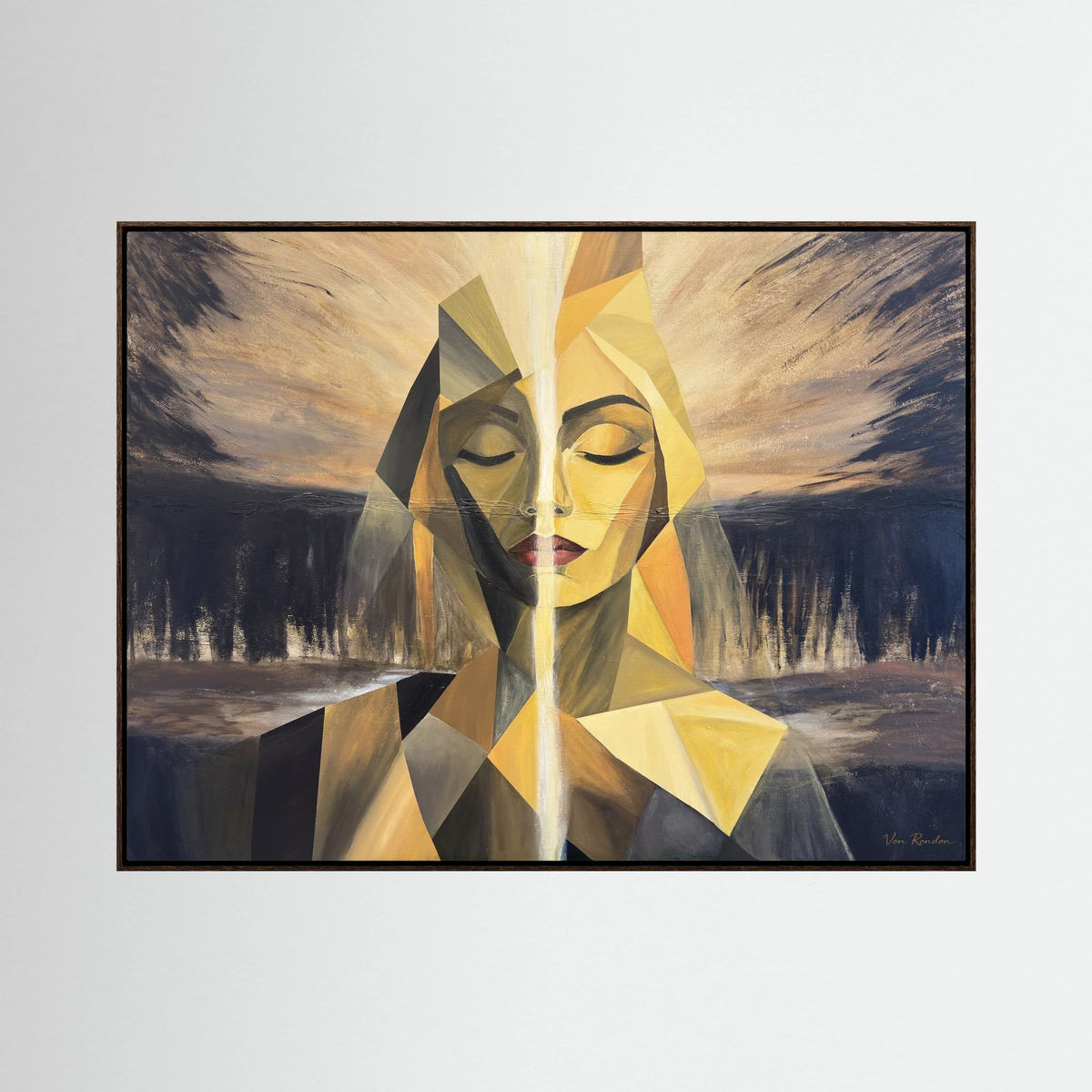 Where the Light Finds Her - Canvas Print