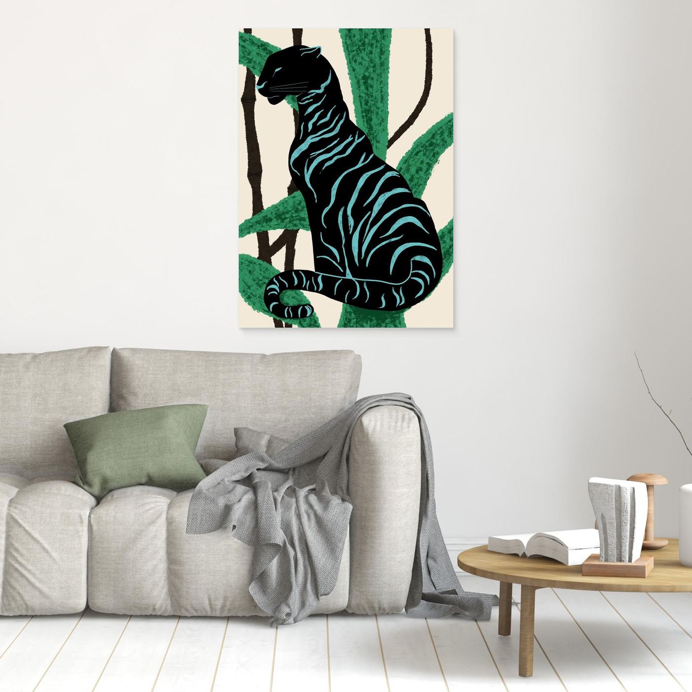 Midnight Panther - Canvas Print