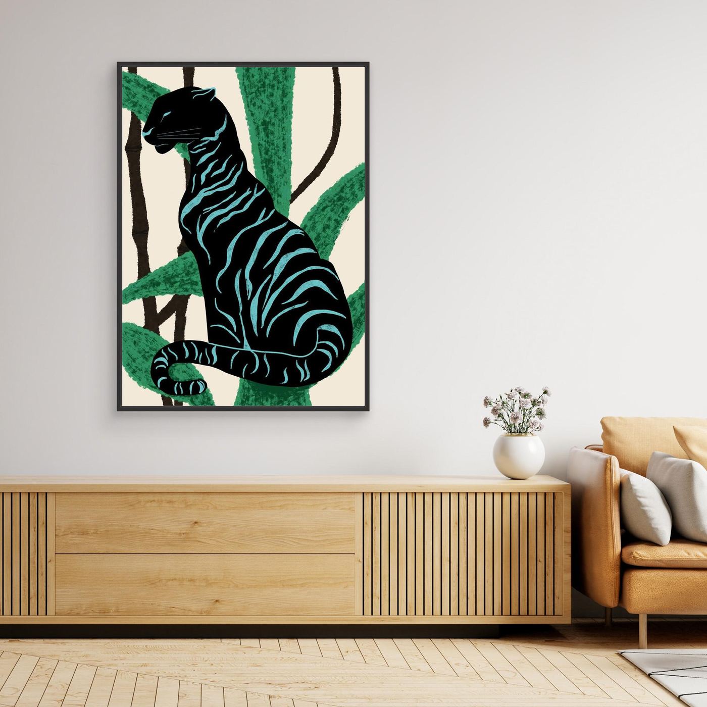 Midnight Panther - Canvas Print